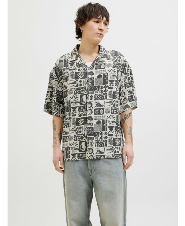 JJWAYNE AOP RESORT SHIRT SS