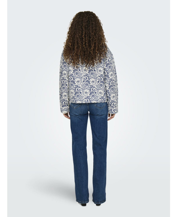 O-Neck Long Sleeves (L/S) Gewatteerd kort jasje