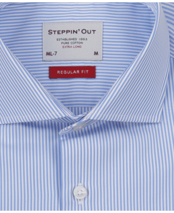 Stripe Regular Fit Cutaway Shirt ML7