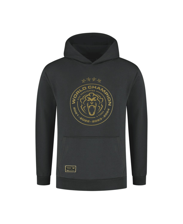 World Champion 2024 Hoodie - Charcoal - Max Verstappen