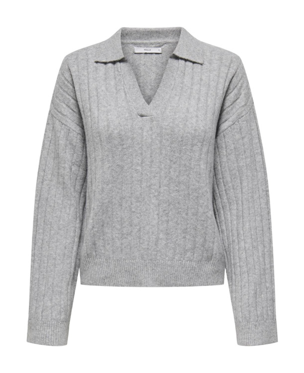 Relaxed Fit V-Neck Long Sleeves (L/S)