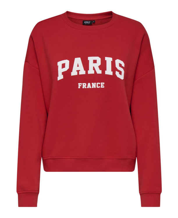 Loose Fit O-Neck Long Sleeves (L/S) Sweatshirt met print