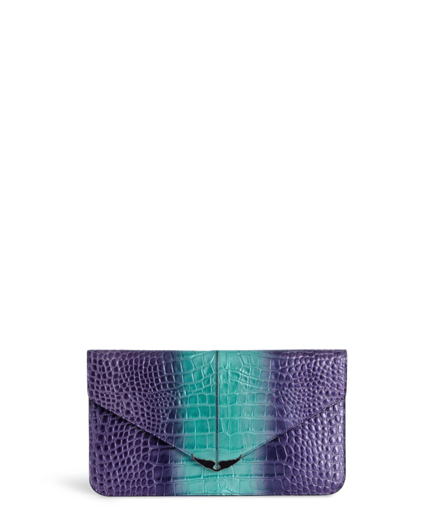BORDERLINE POUCH METAL EMBOSSE