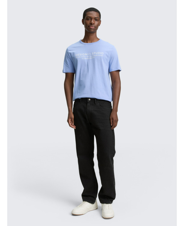 Basic T-shirt met logoprint