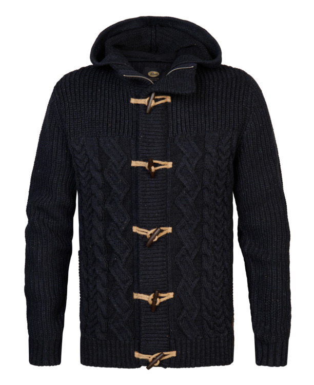 Men Knitwear Hooded Cardigan