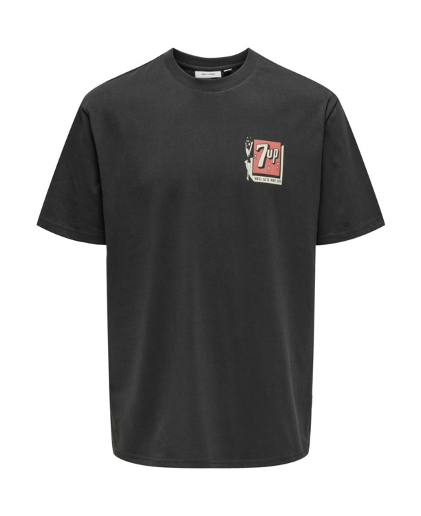 Relaxed Fit O-Hals Korte Mouwen (K/M) Heren