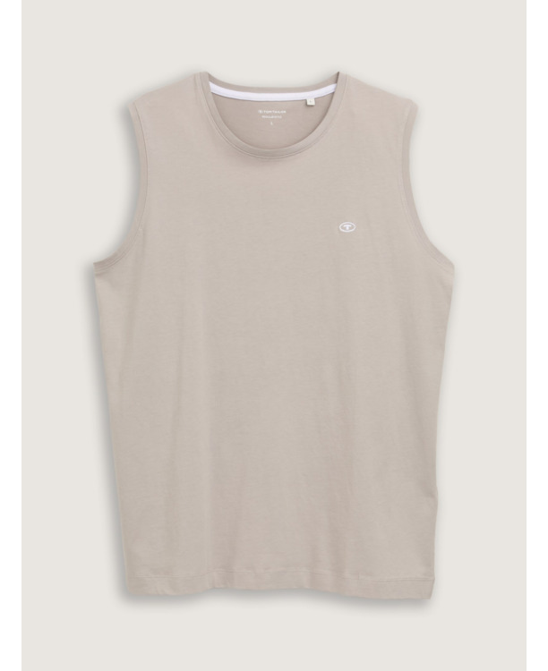 Basic tanktop met opgedrukt logo