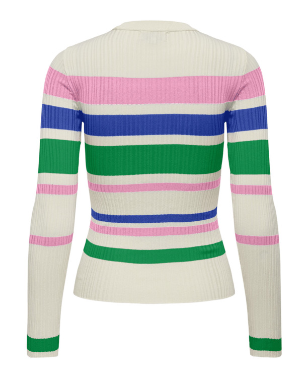 ONLSANDRI LS STRIPE O-NECK KNT