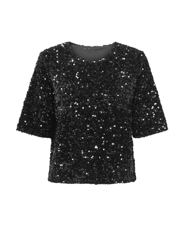 Regular Fit O-Neck 2/4 Sleeves (2/4) Regular fit blouse voor speciale gelegenheden met 2/4 mouwen