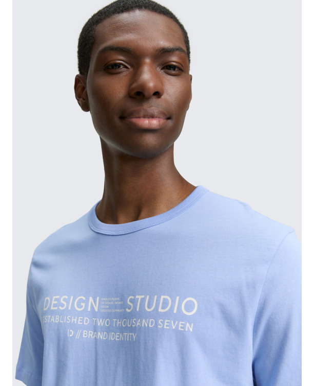 Basic T-shirt met logoprint
