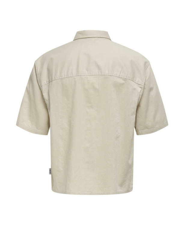 Relaxed Fit Button Down Collar Long Sleeves (L/S) - Relaxed fit overhemd met button-down kraag Heren