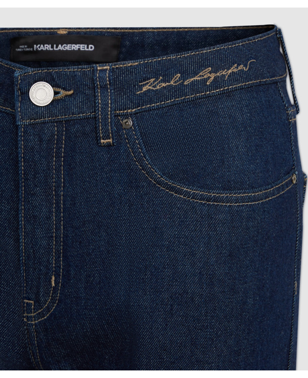 WIDE LEG RINSE JEANS