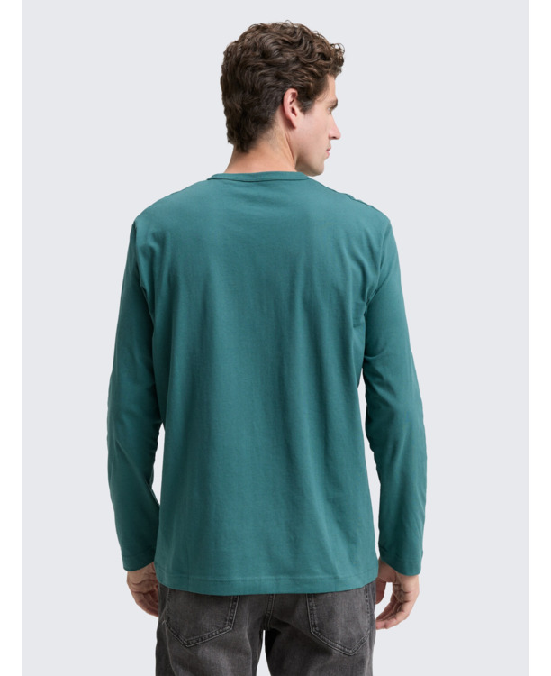 Shirt met lange letters en logo-opdruk