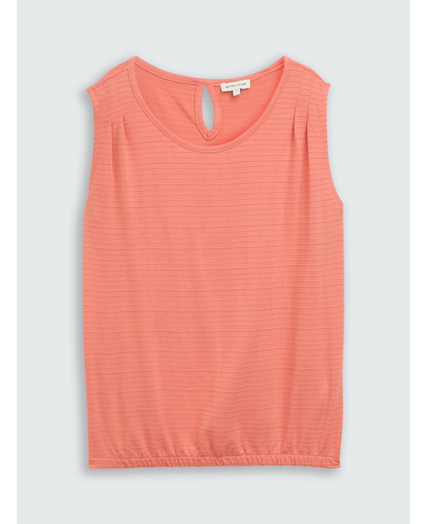 Top met elastische tailleband
