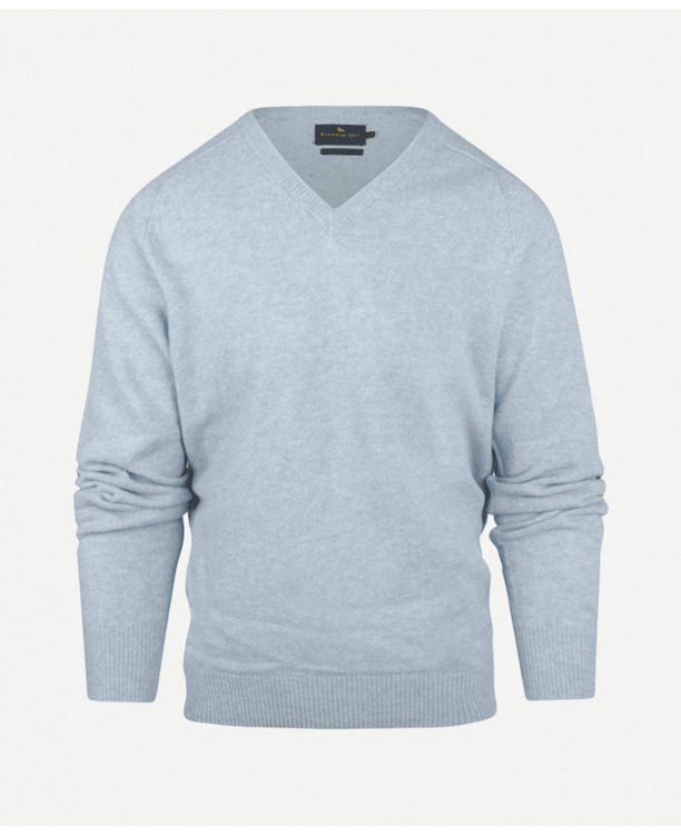 Lambswool V- neck Sweater