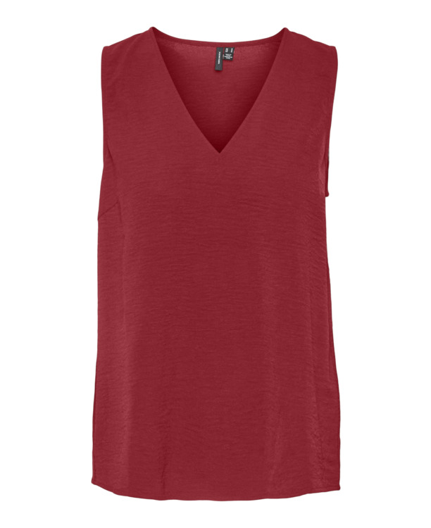 VMALVA S/L V-NECK TOP WVN NOOS