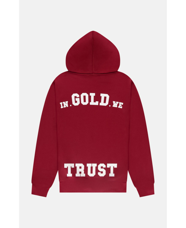 De rode hoodie Unisex