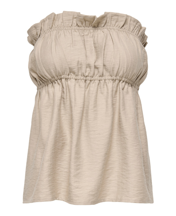 ONLLINO RUFFLE BANDEAU TOP WVN OX