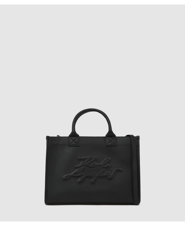 K/SHOPPER TEXT TOTE
