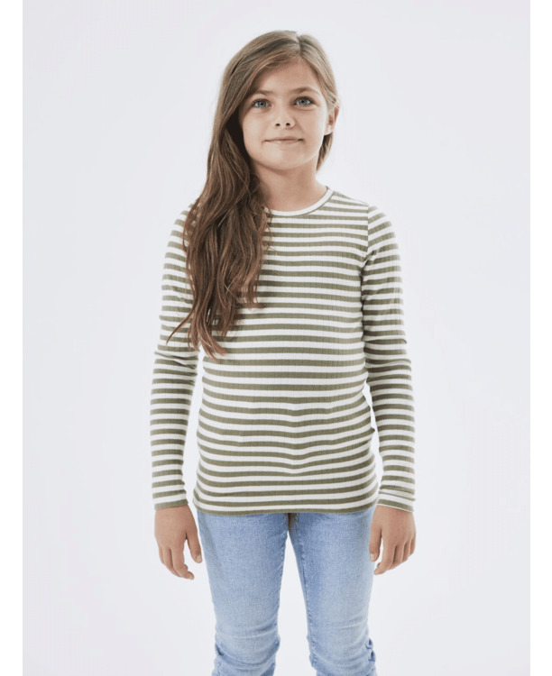 Slim Fit O-Hals Lange Mouwen (L/M) Meisjes