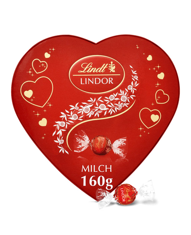 Lindt Heart 160g Milk