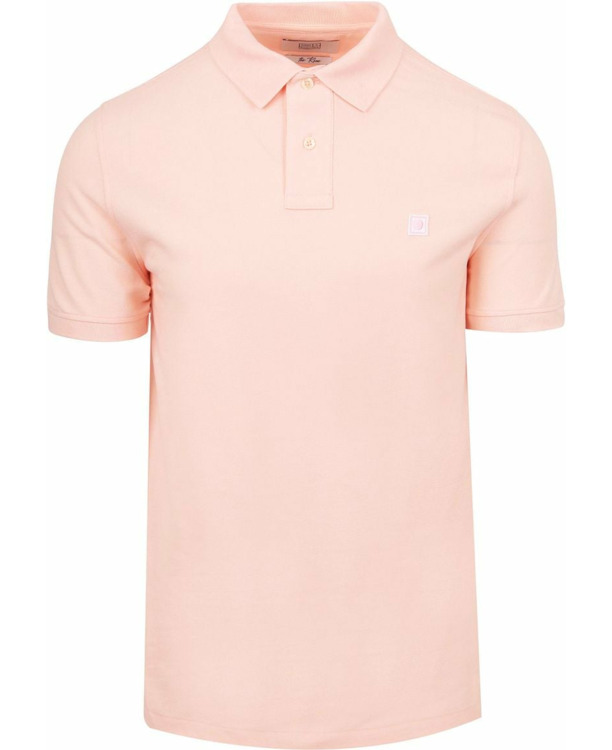 King Essentials The Rene Poloshirt Lichtroze