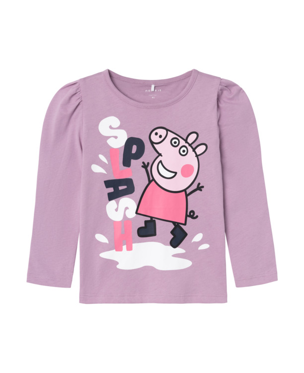 Normale pasvorm ronde hals lange mouwen (L/S) Meisjes