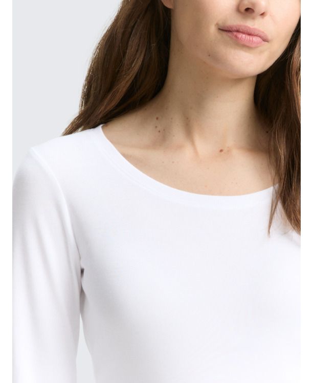Basic shirt met lange mouwen