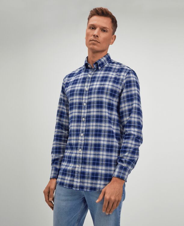 Melange Check Shirt