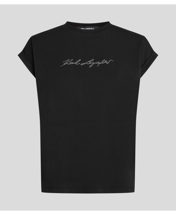 SIGNATURE RHINESTONE T-SHIRT