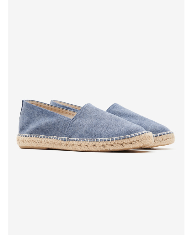 No Label x Abarca Katoenen Espadrilles Heren