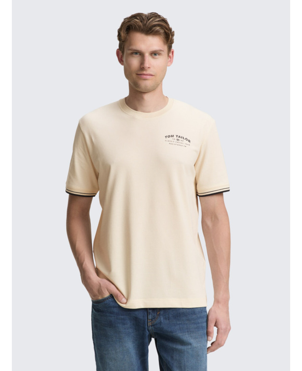 T-shirt met logo-opdruk