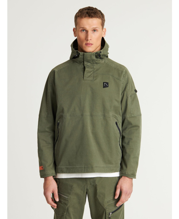 Chasin Heren Winddichte Jas Zwart Vortex Anorak