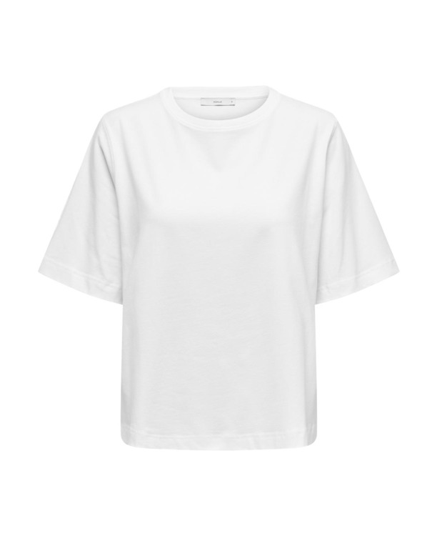 Loose Fit O-Neck Short Sleeves (S/S) Basic O-hals T-shirt met losse pasvorm en korte mouwen