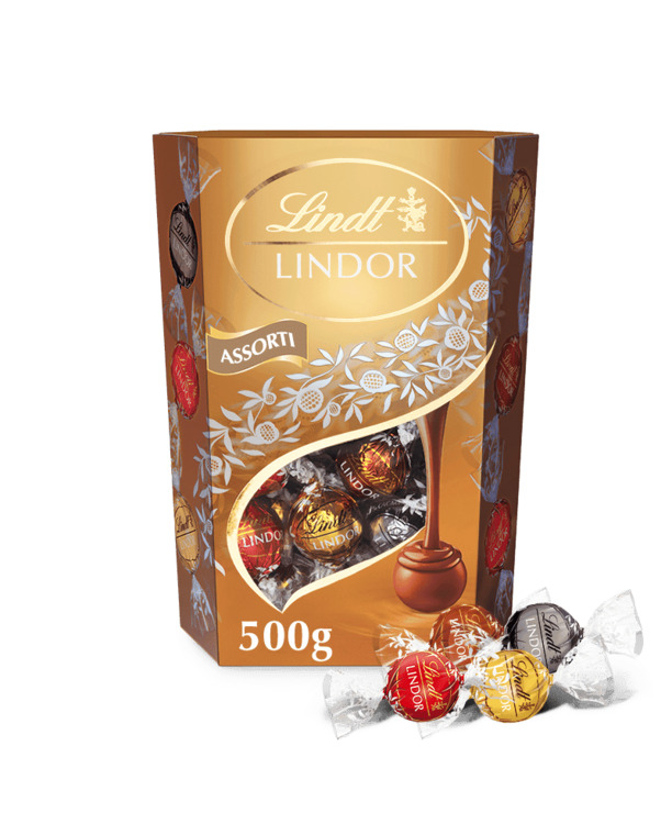 LINDOR Assorti chocolade bonbons 500g