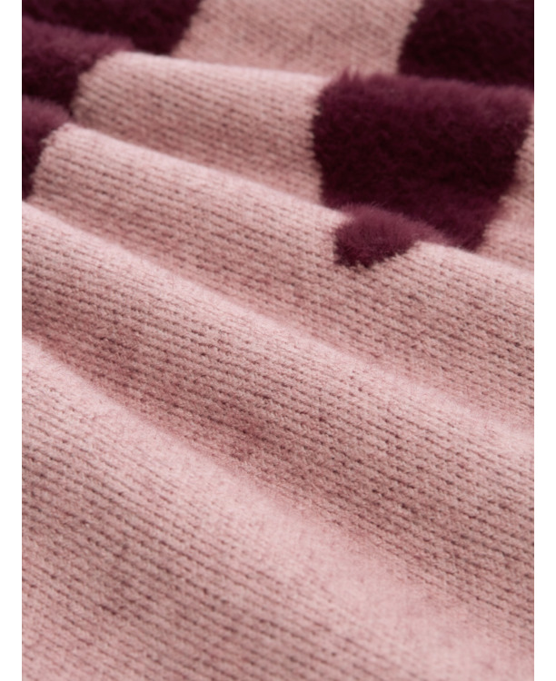 Gebereide trui met col