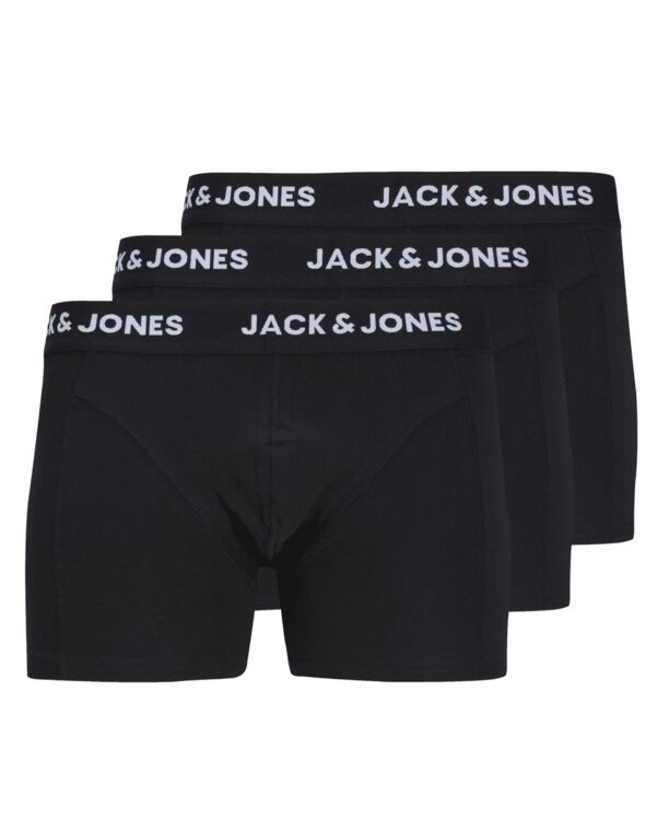 JACANTHONY TRUNKS 3 PACK BLACK