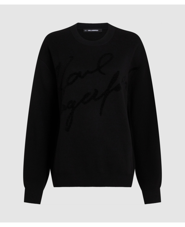 INTARSIA SGNTR SWEATER