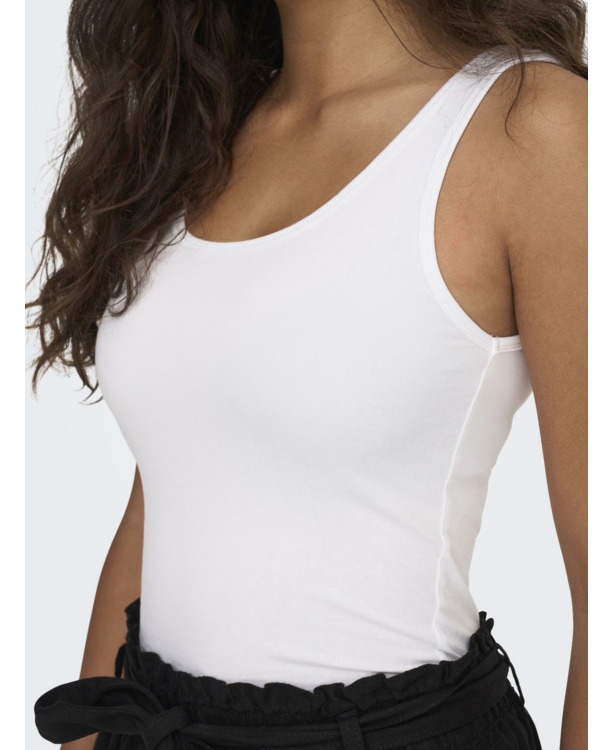 Slim Fit U-Neck Sleeveless (S/L) Klassieke Basic mouwloze tanktop met U-hals