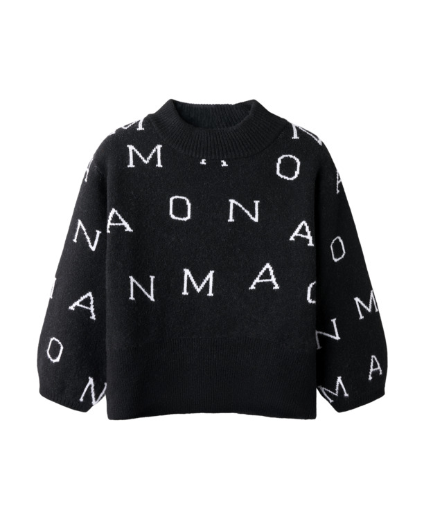 Oversized Pasvorm Hoge Hals Lange Mouwen (L/M) Vrouwen