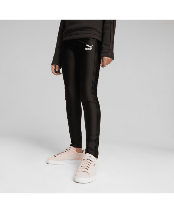 T7 High Waist Shiny Leggings G PUMA Bla