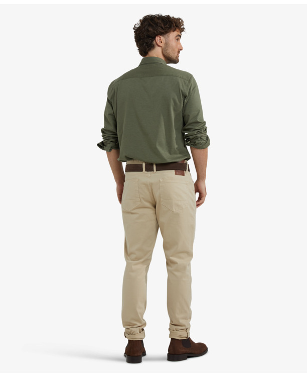 Stretch Pique Shirt Heren