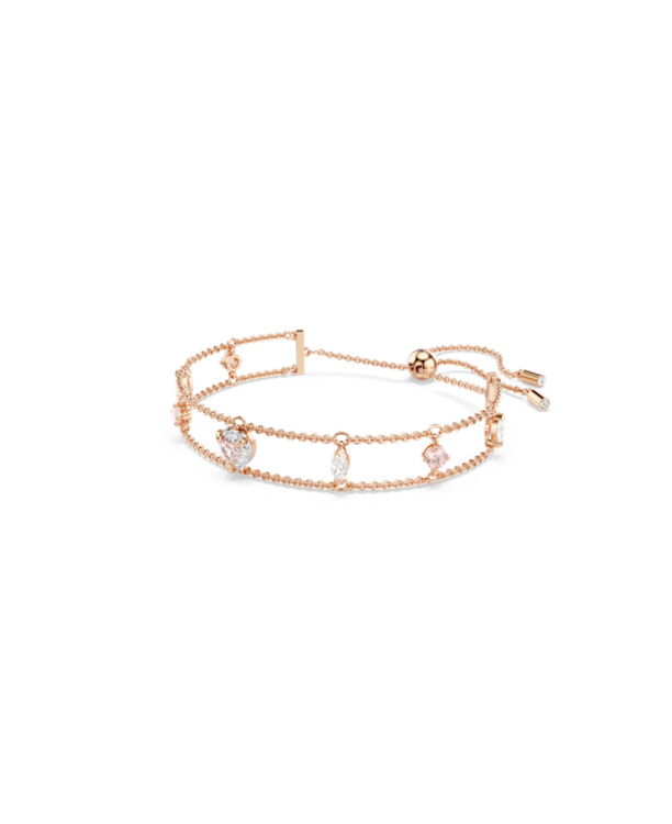 One Soft Bracelet Rose Gold shiny Fancy Morganite White