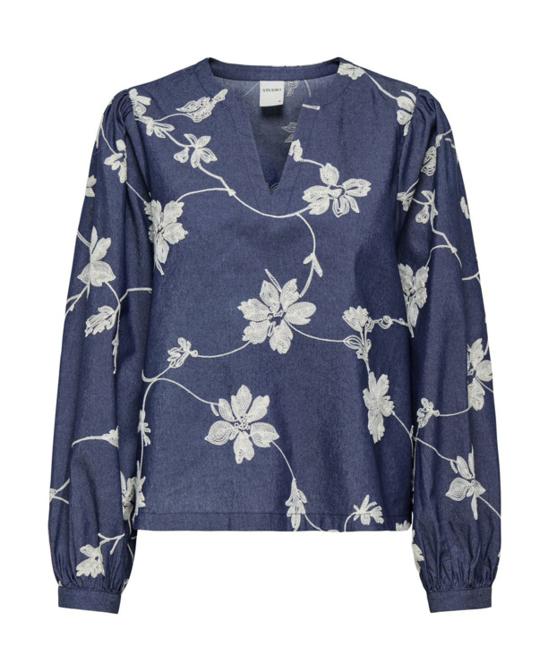 Regular Fit V-Neck Long Sleeves (L/S) Chique top met lange mouwen en V-hals voor dagelijks gebruik