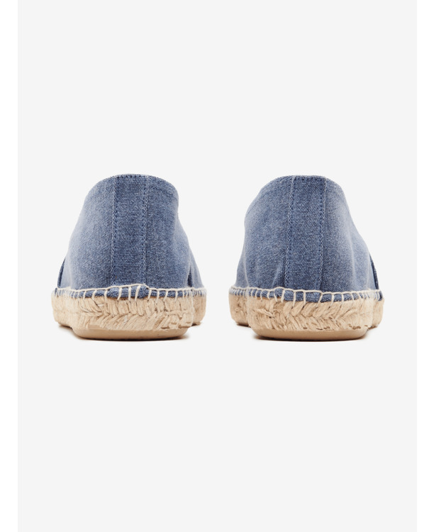 No Label x Abarca Katoenen Espadrilles Heren