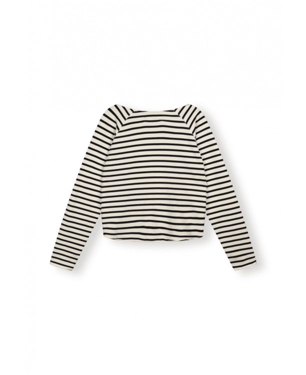 cropped icon sweater stripes