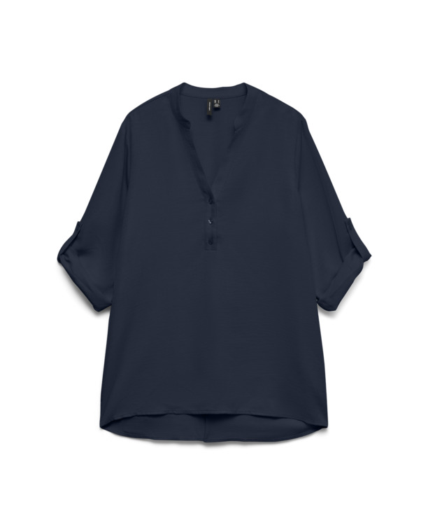 Loose Fit V-Neck 3/4 Sleeves (3/4)