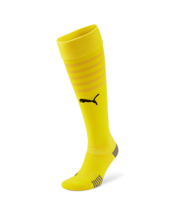 teamFINAL Socks Cyber Yellow-Puma Black