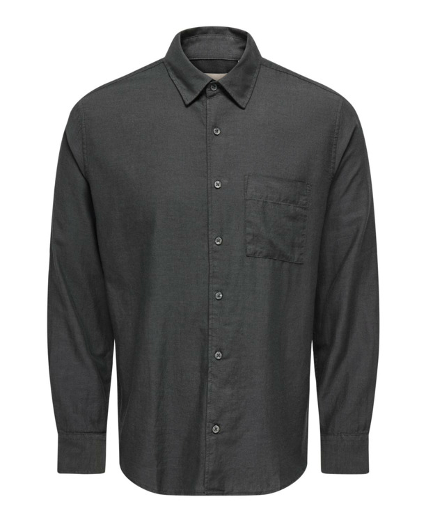 Regular Fit Button Down Kraag Lange Mouwen (L/M) Heren