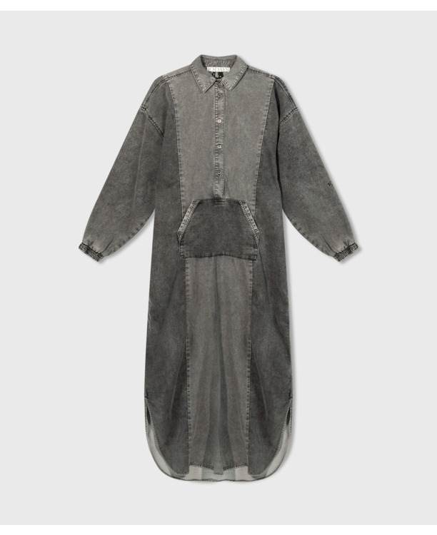 10DAYS Dames jurk Billie dress jog denim katoenmix